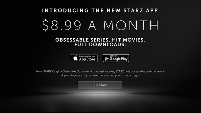 Starz lancia il proprio servizio di streaming on demand