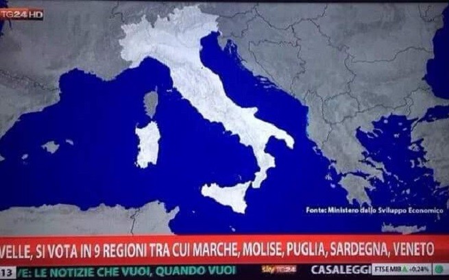 Referendum trivellazioni: gaffe di SkyTg 24, ‘snobbato’ dal Tg 1