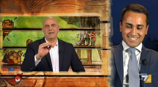 Maurizio Crozza a DiMartedì del 10 maggio 2016 (Video)