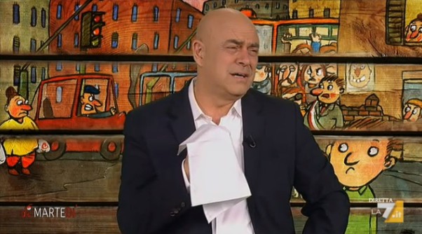 Maurizio Crozza a DiMartedì del 17 maggio 2016 (Video)
