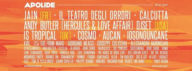 Apolide 2016: la line up completa, programma e biglietti