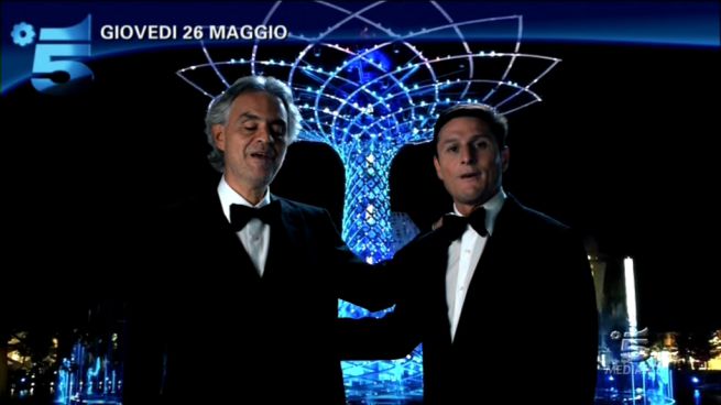 Bocelli and Zanetti Night, il gala benefico con protagonisti musica e sport