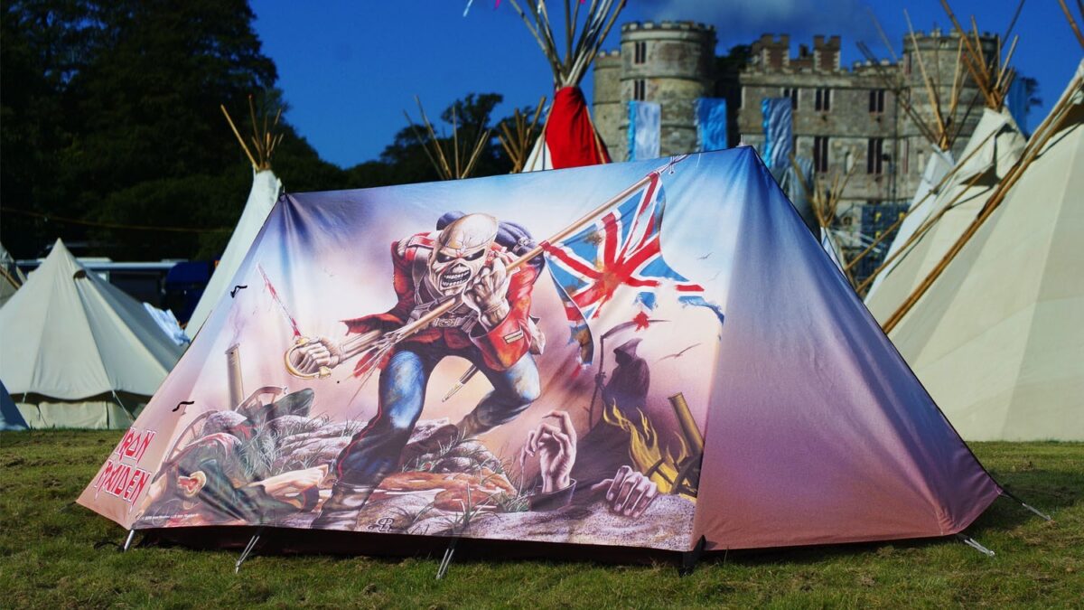 Iron Maiden, la tenda di The Trooper