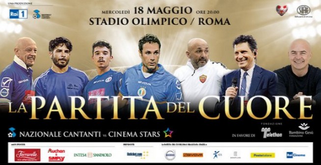 La partita del cuore 2016 su Rai1, conferenza stampa
