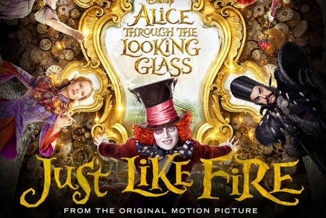 Pink, Just Like Fire: testo, traduzione e video ufficiale  [Alice attraverso lo specchio]