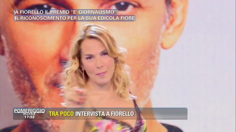 Pomeriggio Cinque, Barbara D’Urso “crea l’evento” Fiorello