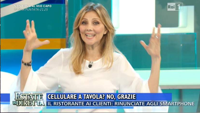 Estate in diretta, con Arianna Ciampoli “è luce che entra”. Giusto un filo messianica