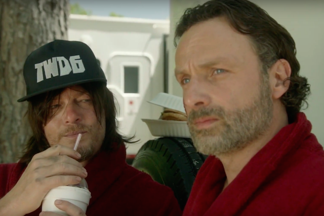 The Walking Dead, lo sketch per il Red Nose Special (Video)