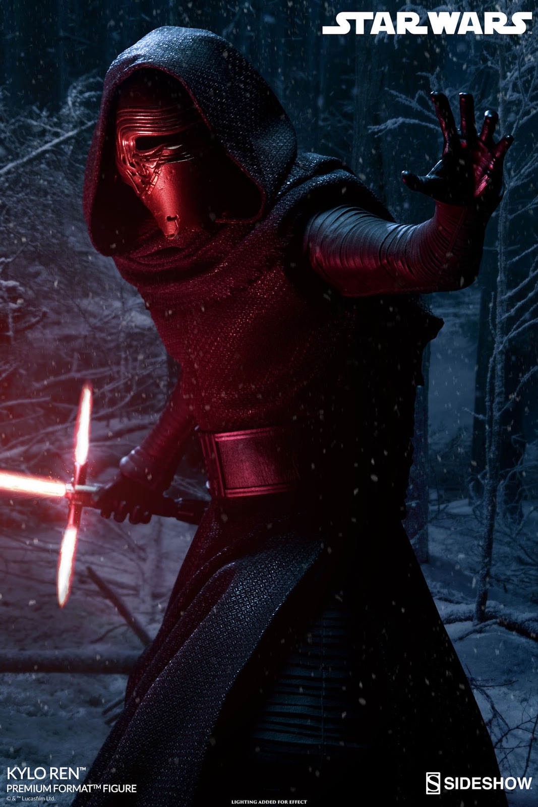 Star Wars 7: nuova statua Sideshow di Kylo Ren