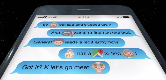 Star Wars 7: video parodia Disney con gli Emoji