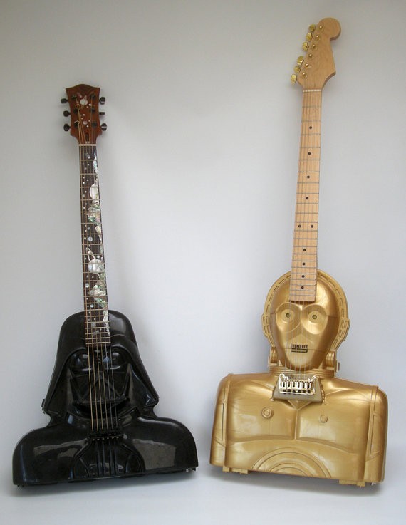 Star Wars: le chitarre elettriche Millennium Falcon, Darth Vader e C-3PO