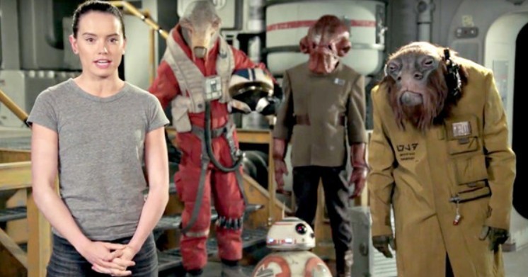 Star Wars Day: video dal set di “Star Wars 8” con Daisy Ridley