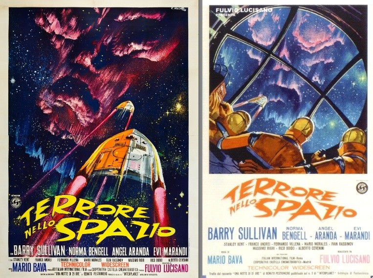 Terrore nello spazio di Mario Bava, poster