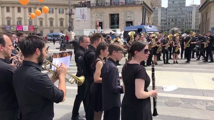 Flash Mob a Milano, Champions League