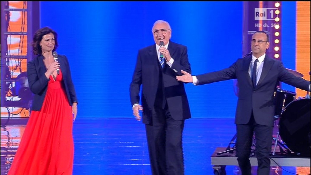 Pippo Baudo festeggia 80 anni ai Wind Music Awards 2016