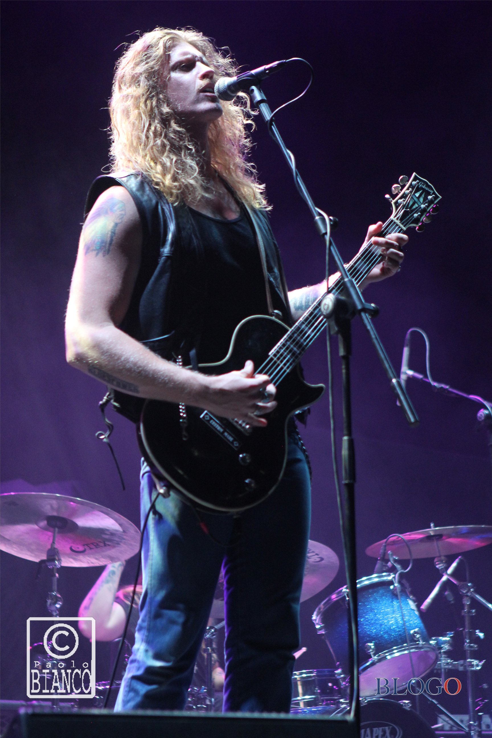 Jared James Nichols foto concerto Arcimboldi Milano, Giugno 2016 – by Paolo Bianco