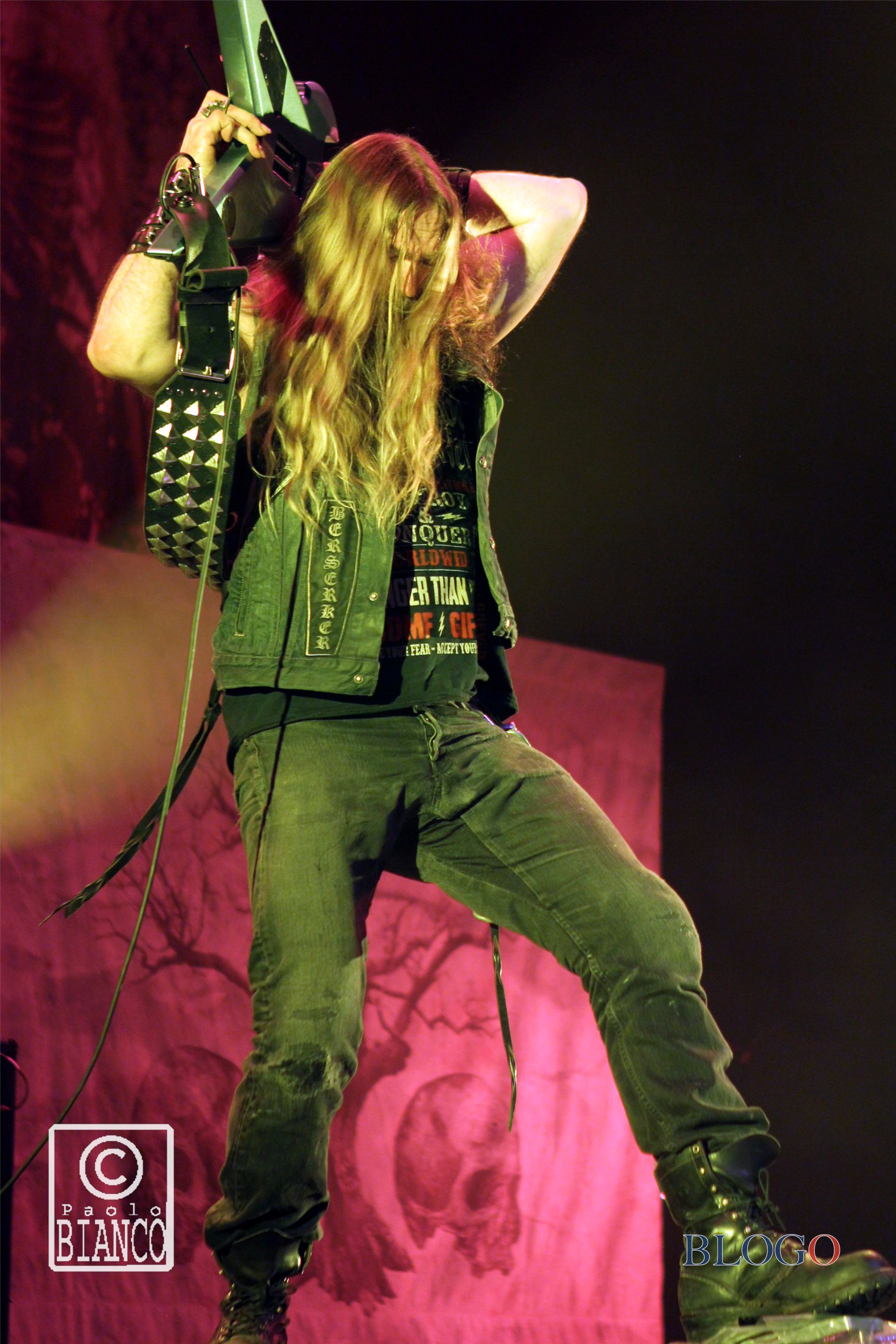 Zakk Wylde foto concerto Teatro Arcimboldi Milano, Giugno 2016 – by Paolo Bianco