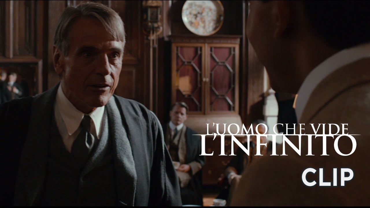 L’uomo che vide l’infinito (Dev Patel, Jeremy Irons) – Scena in italiano “Benvenuto al Trinity”