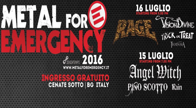 Metal For Emergency 2016: tutti gli orari del festival e delle esibizioni