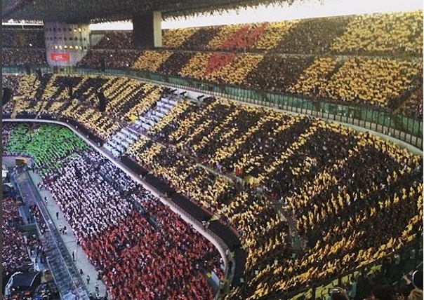 Beyoncé in concerto a San Siro: pubblico entusiasta, l’omaggio dei fan italiani sull’account Instagram della cantante #FormationWorldTour