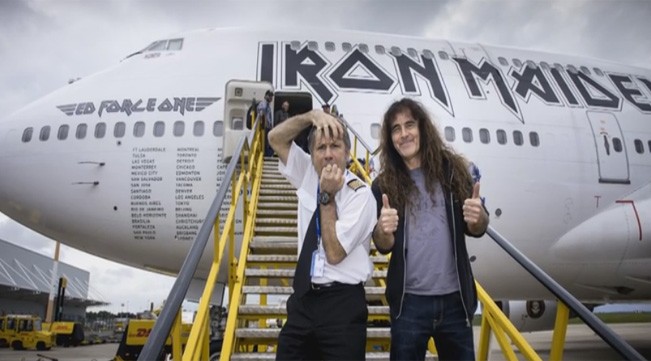 Iron Maiden sull’Ed Force One 2016: un video riassuntivo