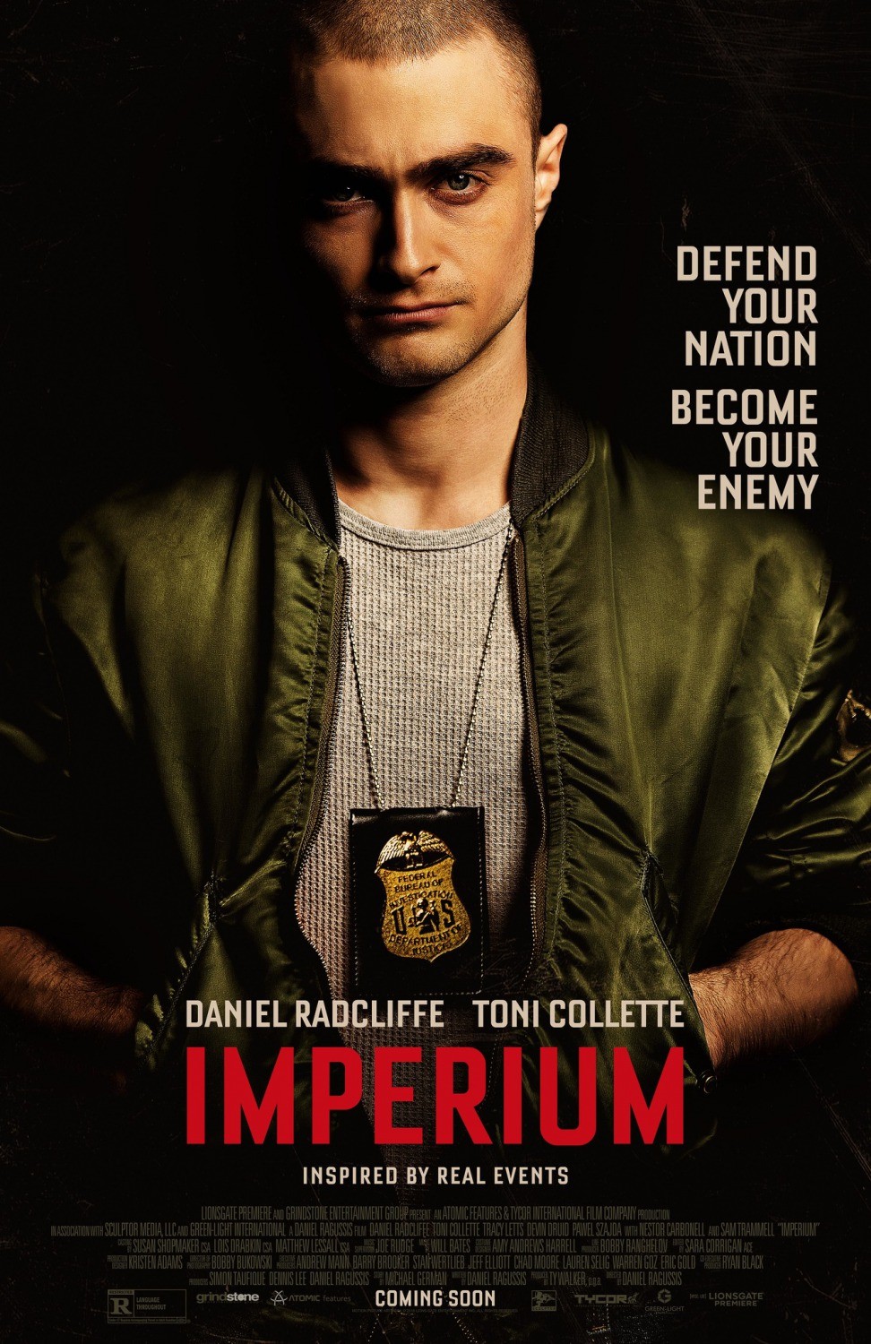 Imperium: locandine del thriller con Daniel Radcliffe