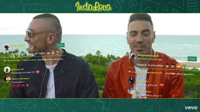 Marracash feat. Guè Pequeno, Insta Lova: testo e video