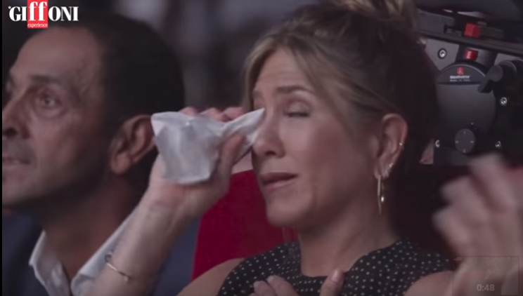 Giffoni 2016, Jennifer Aniston in lacrime fa il giro del mondo
