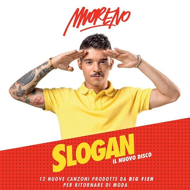 Moreno, Slogan è il nuovo album: uscirà il 2 settembre