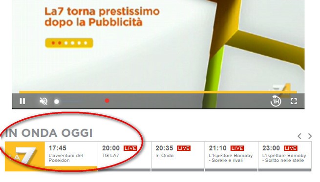 La7 trasmette lo stesso film due volte in due giorni