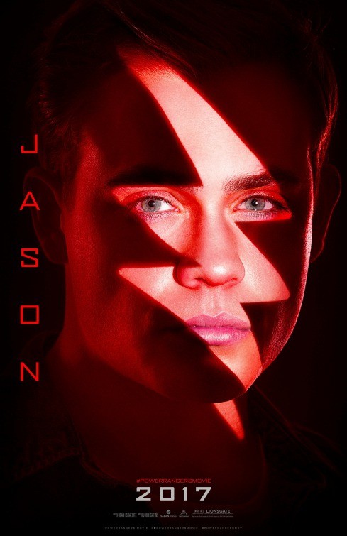 Power Rangers: 5 character poster del reboot