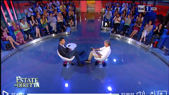 Massimo Giletti a Estate in diretta