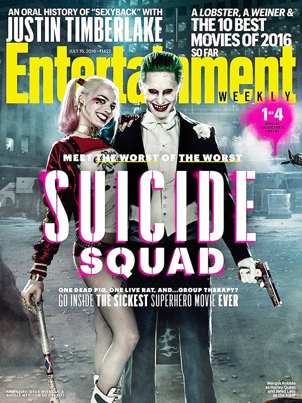 Suicide Squad: foto, locandine e cover EW