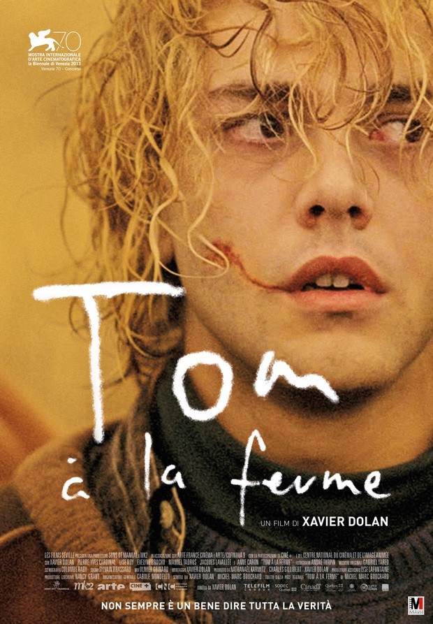 Tom à la ferme: foto e locandina del thriller di Xavier Dolan