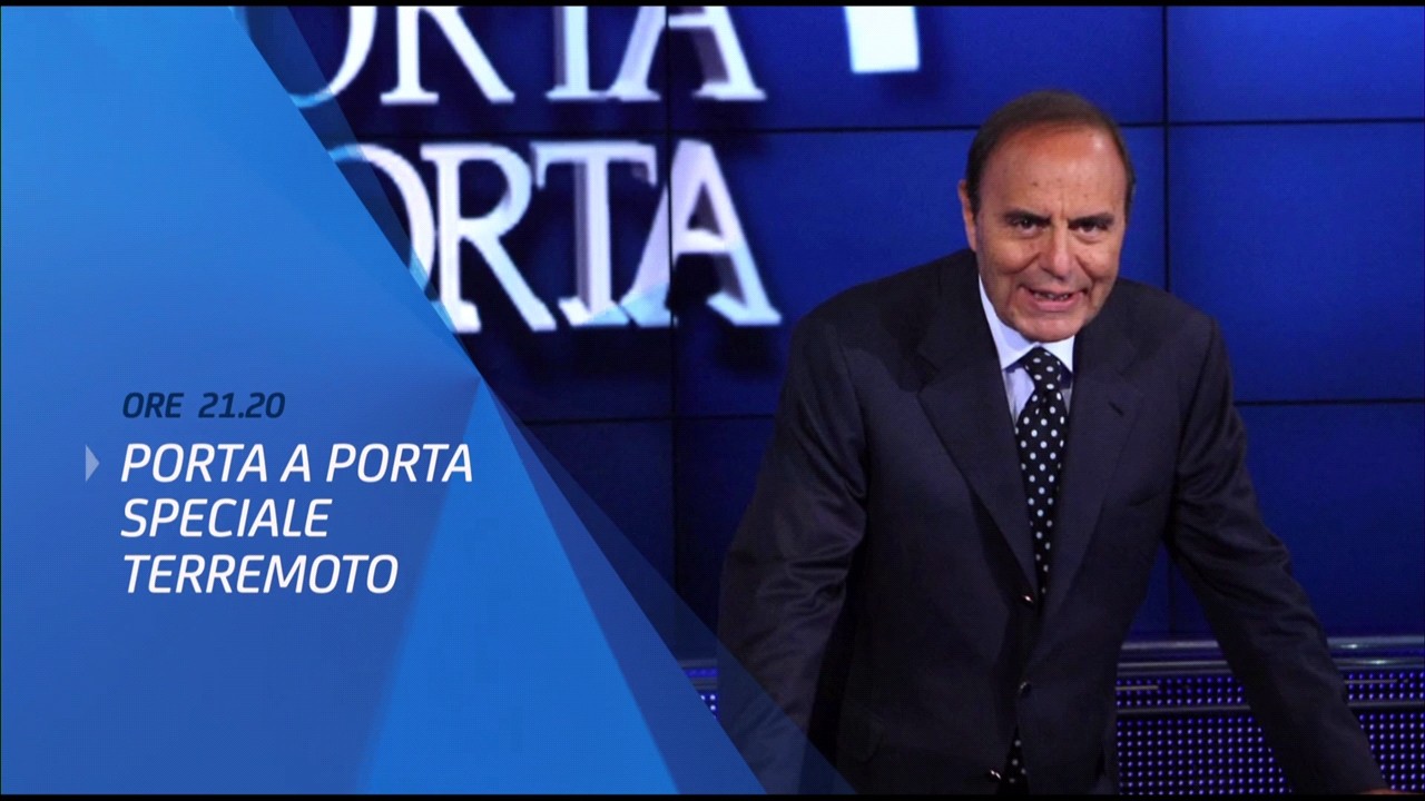 Stasera in tv, 25 agosto 2016: Porta a Porta Speciale Terremoto, Dalla Vostra Parte