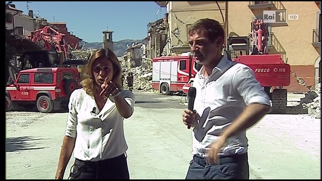 La Vita in Diretta | Live da Amatrice | Foto prima puntata 29 agosto 2016