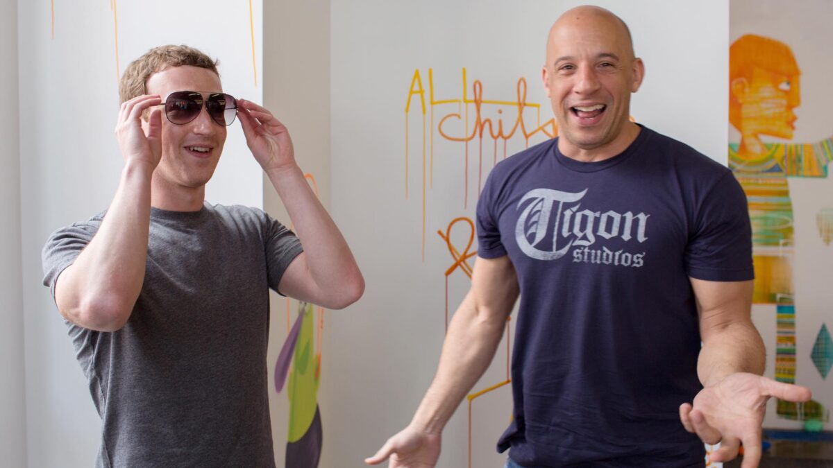 Vin Diesel ‘re’ di Facebook – ad Hollywood nessuno come lui