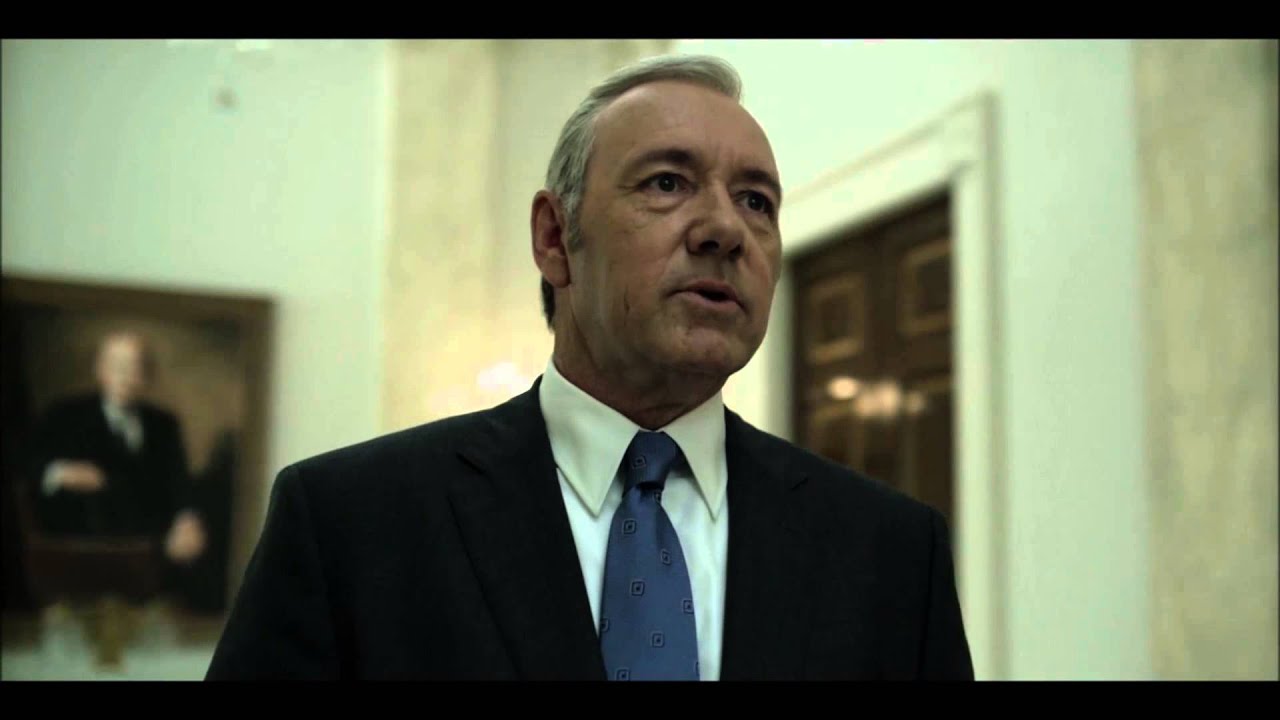 House of Cards President Frank Underwood’s (Kevin Spacey) thoughts about using the NSA to spy.