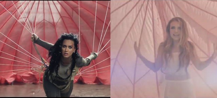Katy Perry, Rise: il video troppo simile a Parachute di Olivia Somerlyn? Il regista nega: “Pura coincidenza”