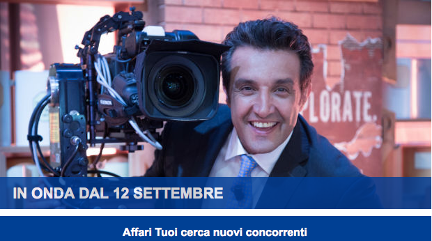 Affari tuoi “raddoppia” su Rai1 dal 12 settembre 2016. Insinna resta “grazie a” Bonolis?