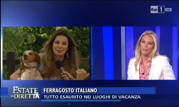 Estate in diretta, il Ferragosto si fa caldo tra Alba Parietti e Eleonora Daniele
