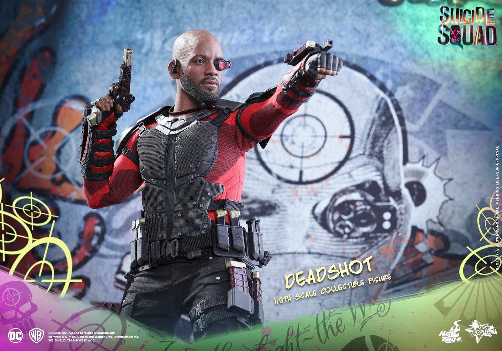 Suicide Squad: nuova action figure Hot Toys del Deadshot di Will Smith