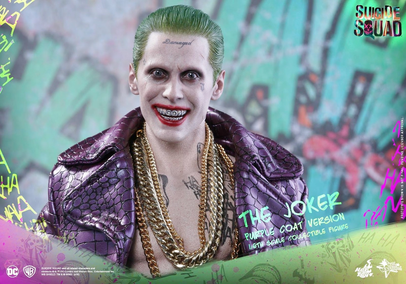 Suicide Squad: nuova action figure Hot Toys del Joker di Jared Leto