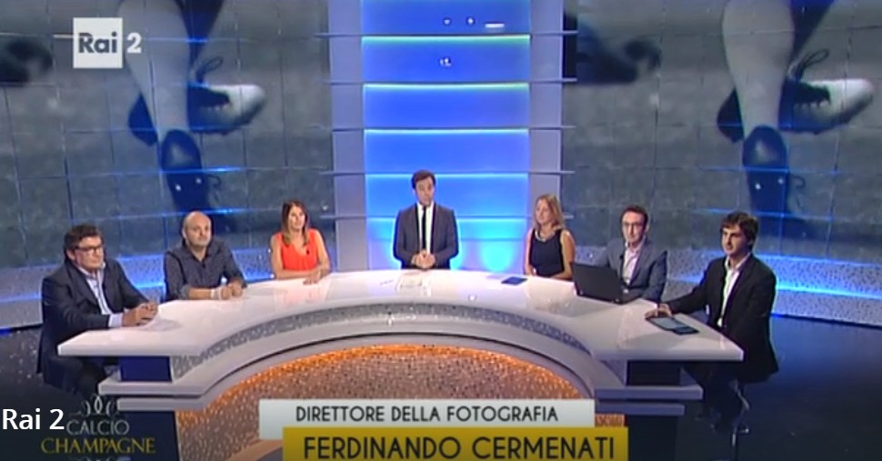 Calcio Champagne (Rai2) stravolto: il bar è sparito, la Macrì pure, il titolo purtroppo no