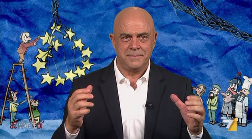 Maurizio Crozza a DiMartedì del 20 settembre 2016