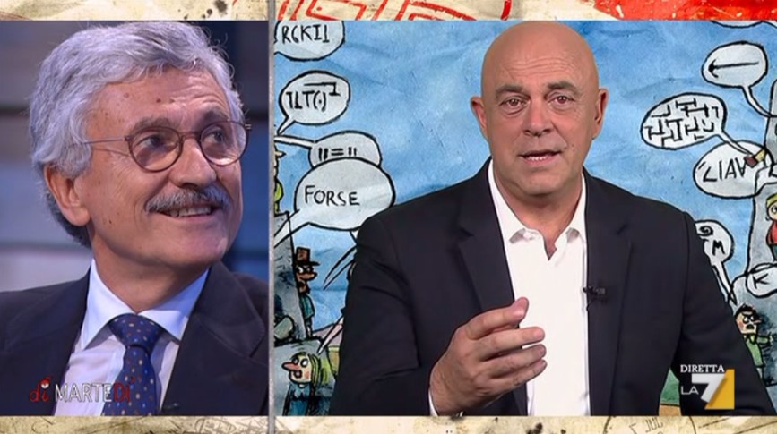 Maurizio Crozza a DiMartedì del 27 settembre 2016 (VIDEO)