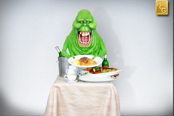 Ghostbusters: nuova statua diorama del fantasma Slimer