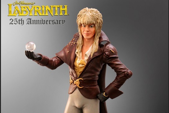 Labyrinth: statua e figures di David Bowie (Jareth il Re dei Goblin)