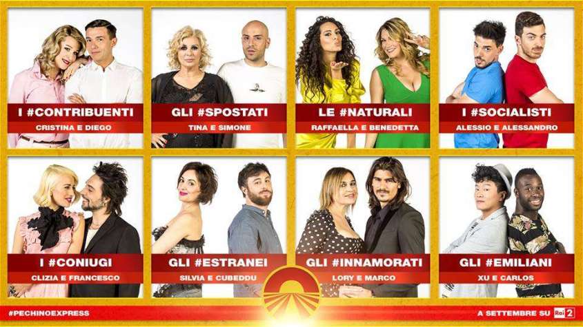 Stasera in tv, 12 settembre 2016: Pechino Express 5, Catturandi, I Pooh Reunion