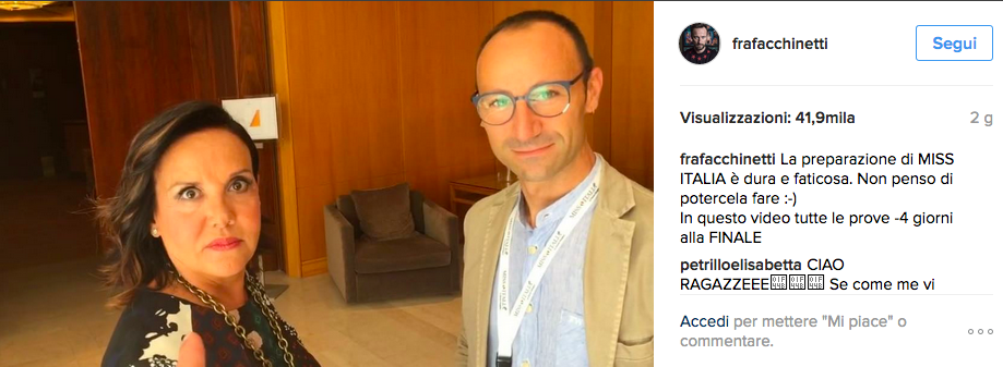 Facchinetti overbooking da Netflix a Discovery. Passando per gli Scherzi a Miss Italia?